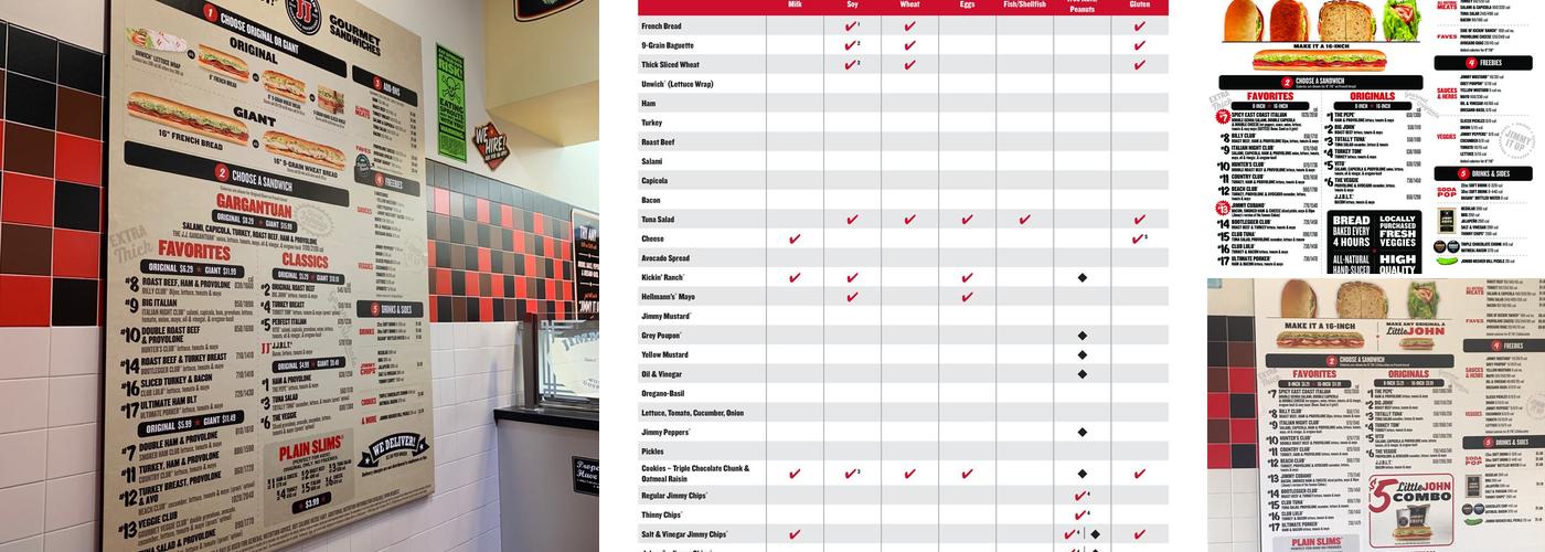 Jimmy John's Menu