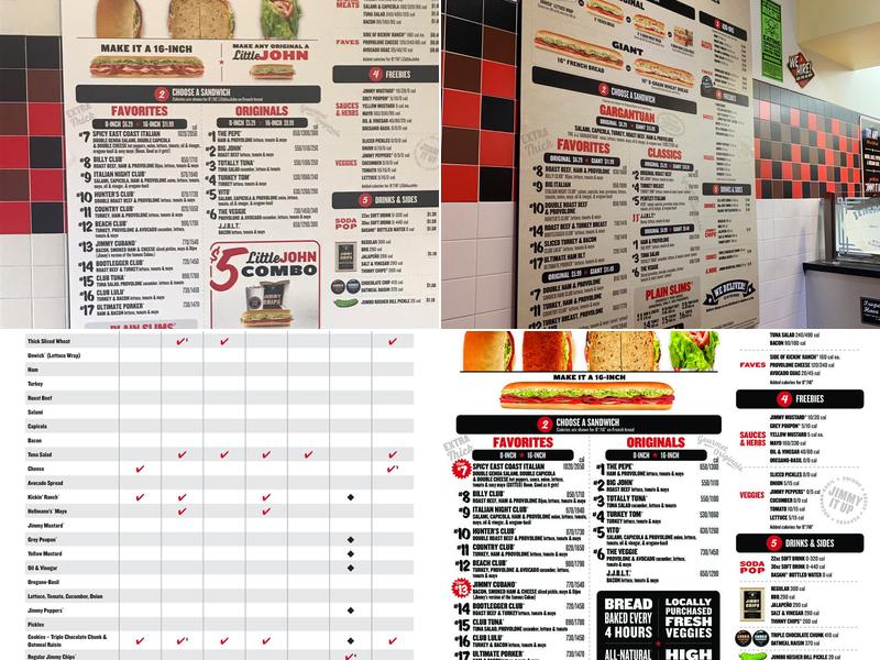 Jimmy John's Menu