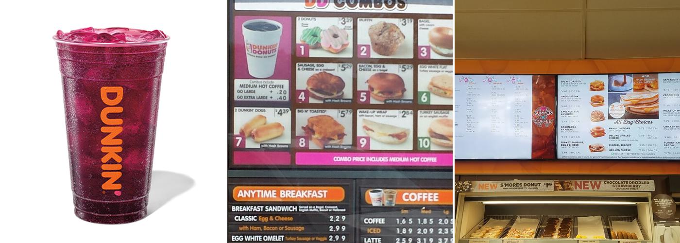Dunkin' Menu