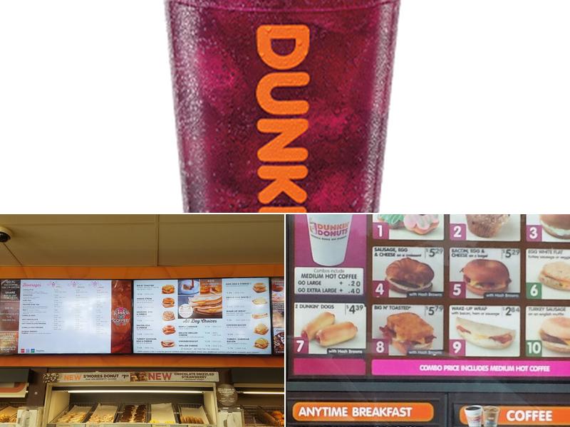 Dunkin' Menu