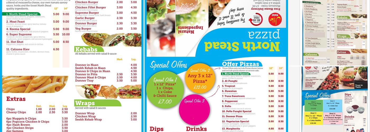 Northstead Pizza Menu
