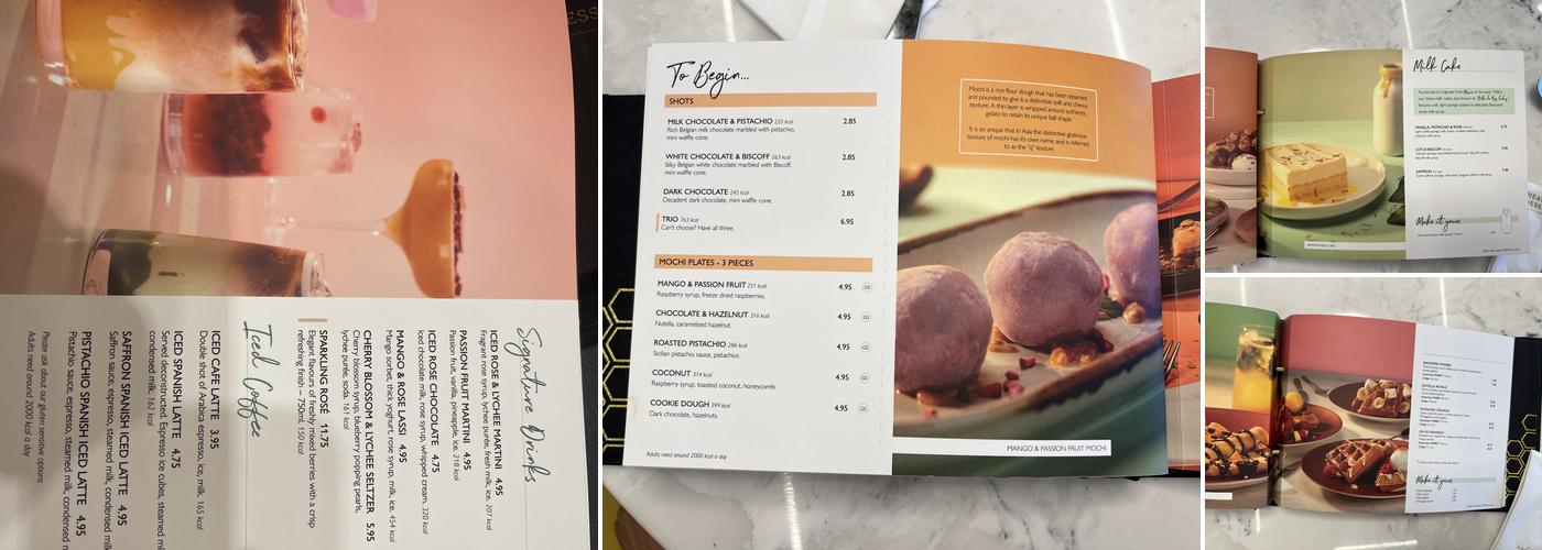 Heavenly Desserts Batley Menu