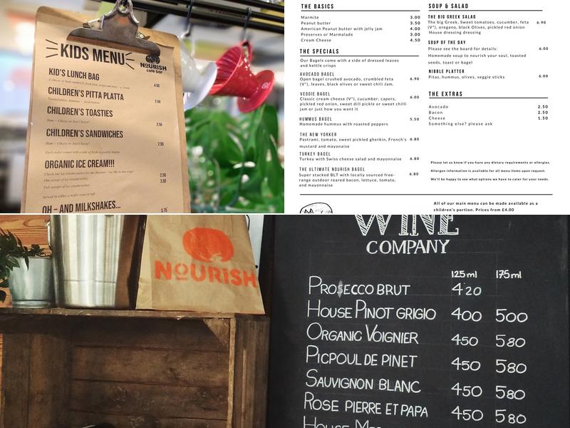 Cafe Bar at Cornerstone Menu