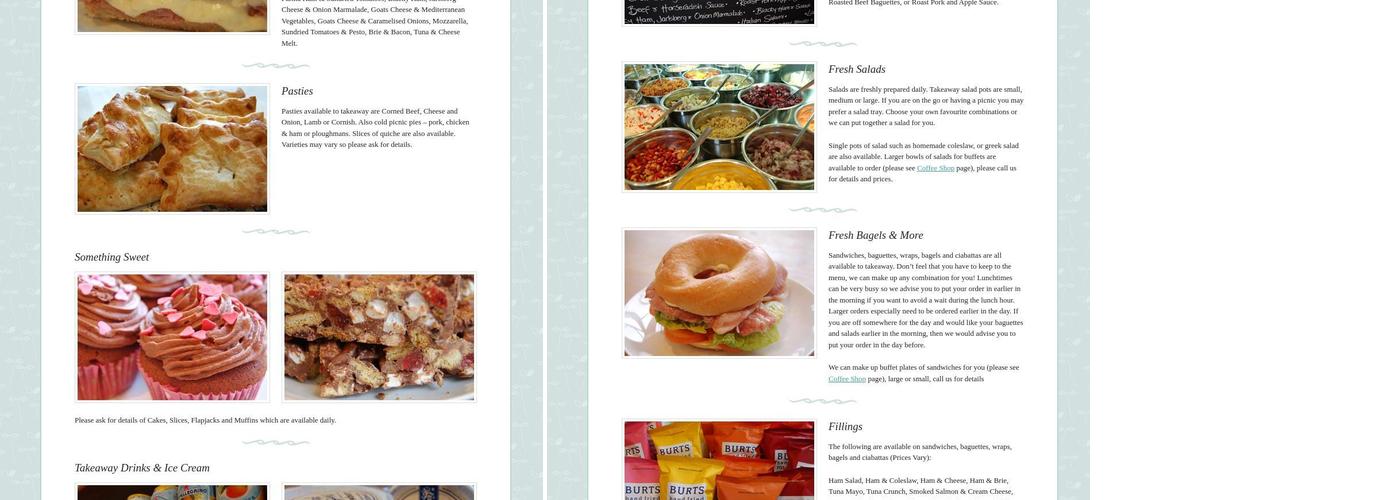 The Wild Blackberry Menu