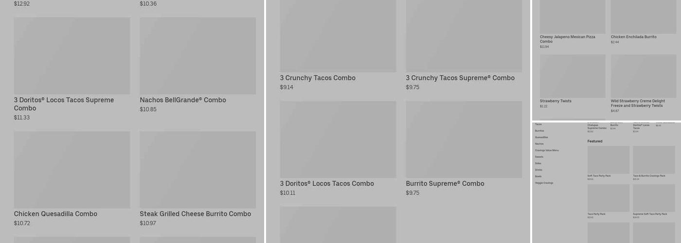 Taco Bell Menu