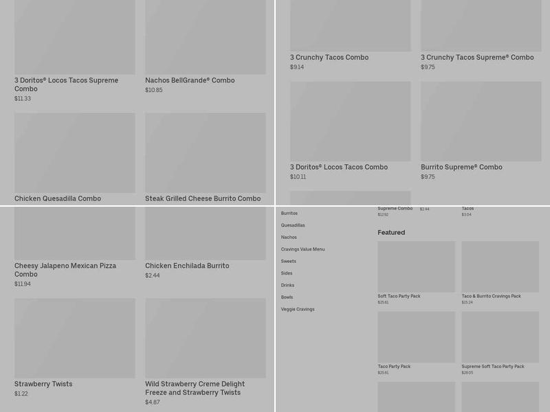 Taco Bell Menu