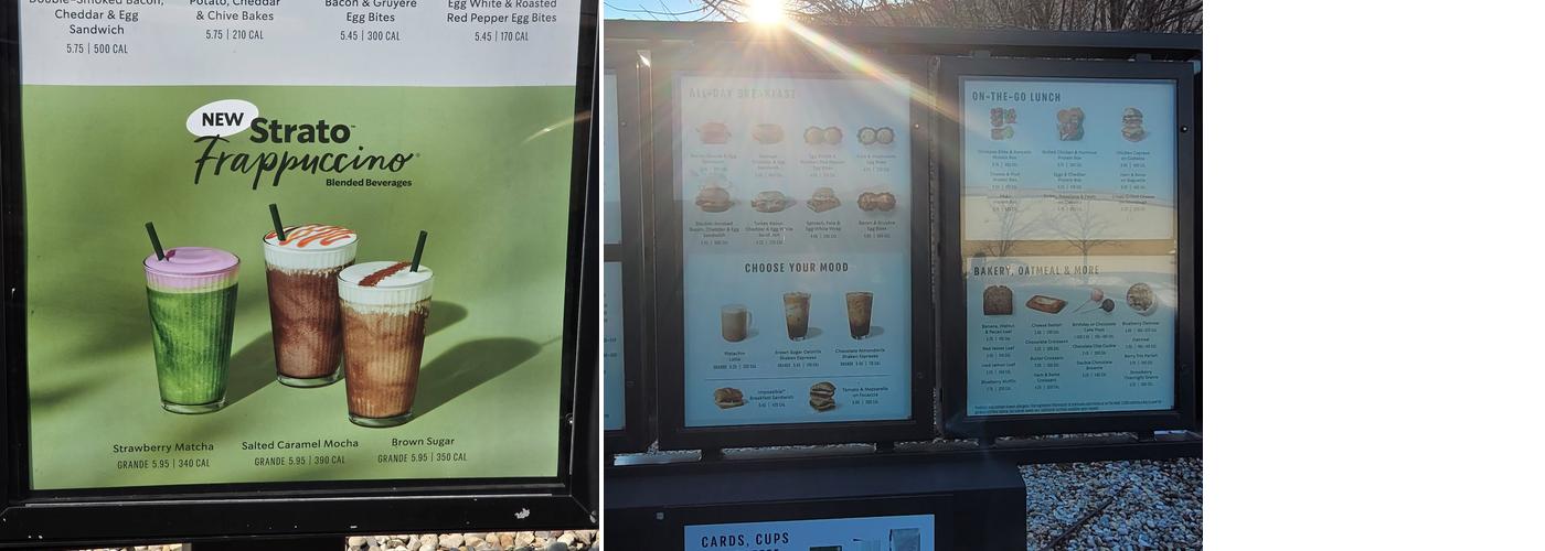 Starbucks Menu