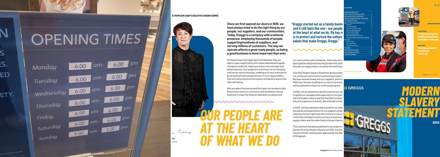 Greggs Menu