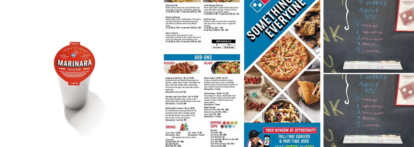 Domino's Pizza Menu