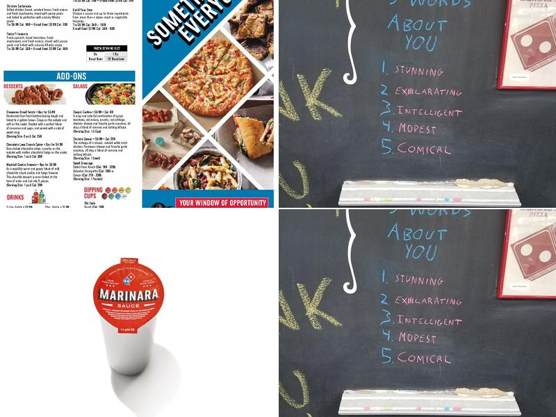 Domino's Pizza Menu