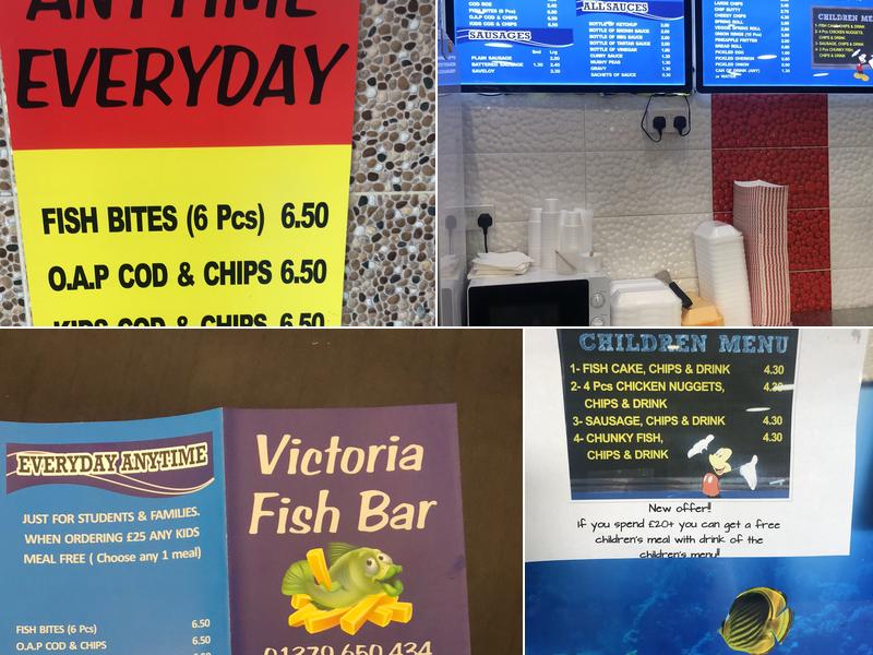Victoria Fish Bar Menu