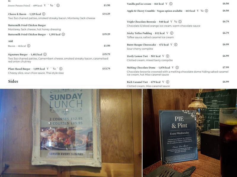 Thatchers Needle Menu