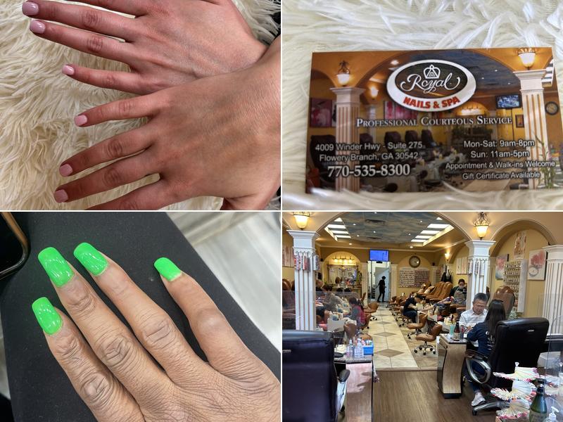 Royal nail & spa flowery branch ,ga 30542
