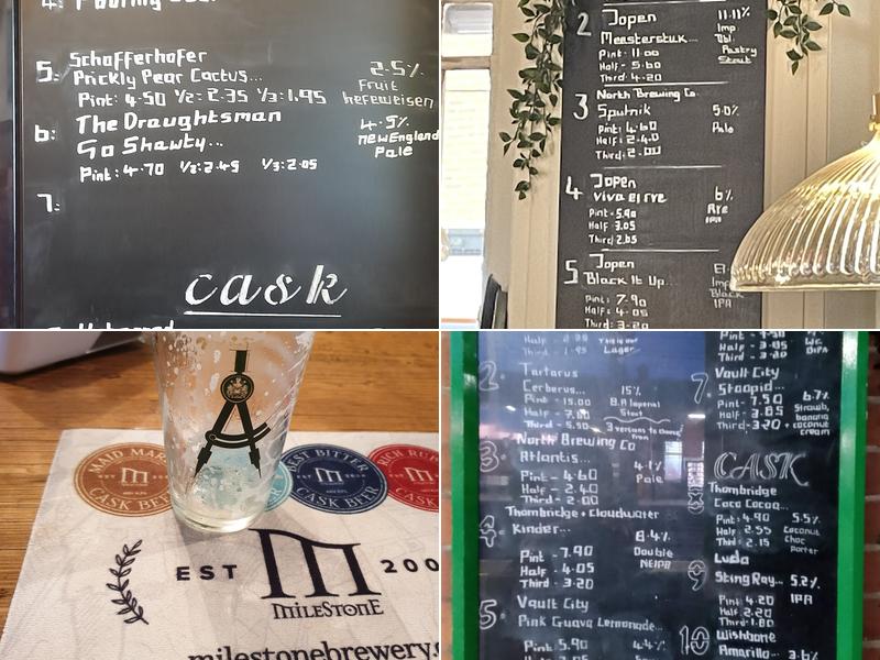 The Draughtsman Alehouse Menu