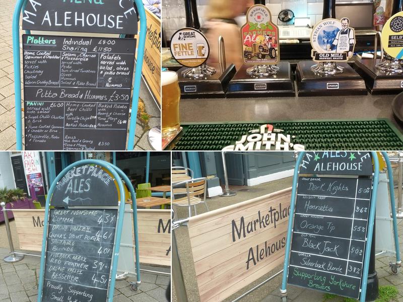 Marketplace Alehouse Menu