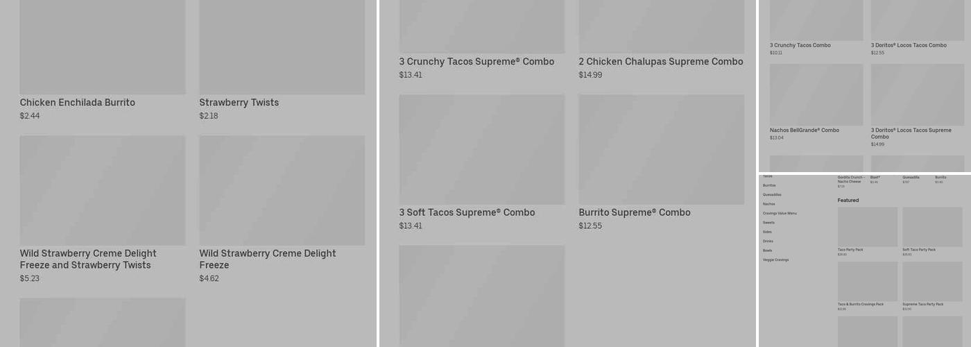 Taco Bell Menu