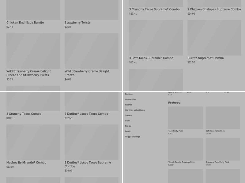 Taco Bell Menu