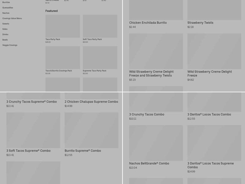 Taco Bell Menu