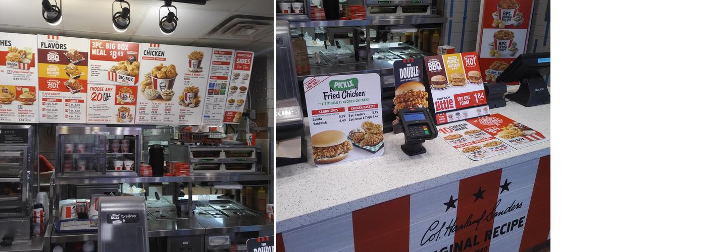 KFC Menu