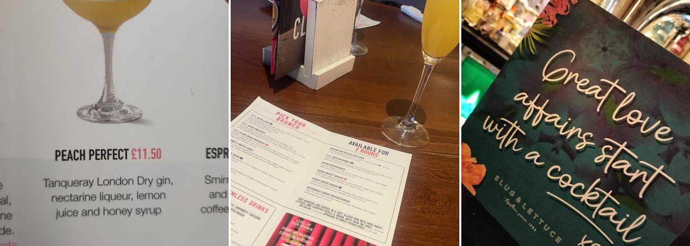 Slug & Lettuce - Doncaster Menu