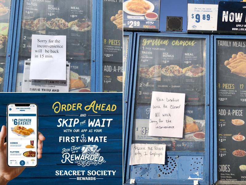 Long John Silver's Menu