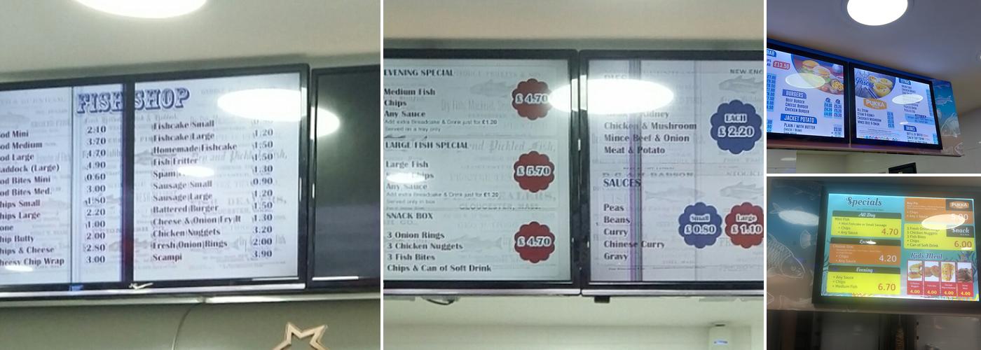 Pisces Rossington Fish Bar Menu