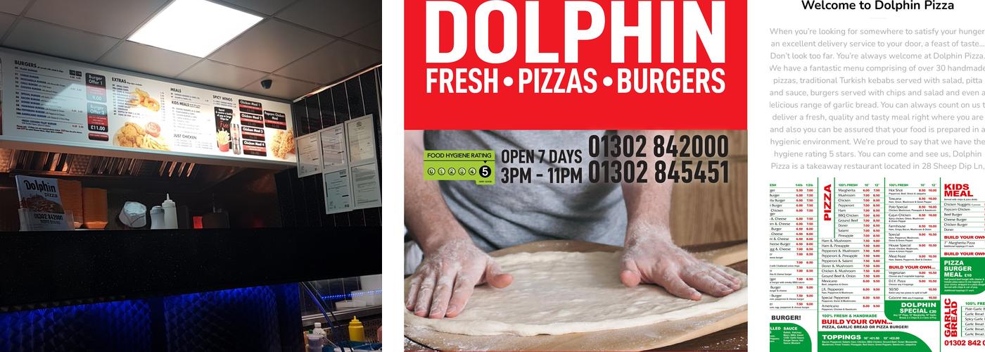 Dolphin Pizza Menu