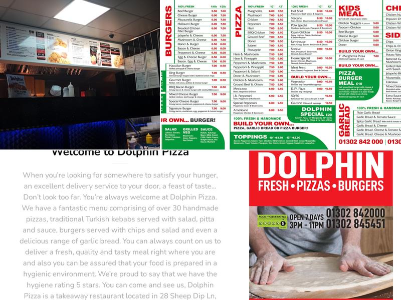 Dolphin Pizza Menu