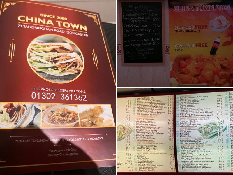 China Town Menu