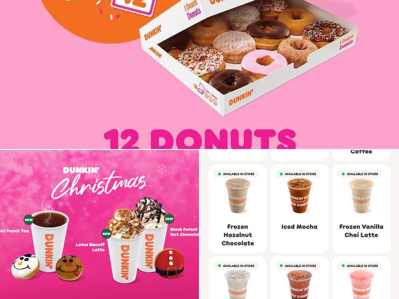 DUNKIN’ Herten Triangle Menu