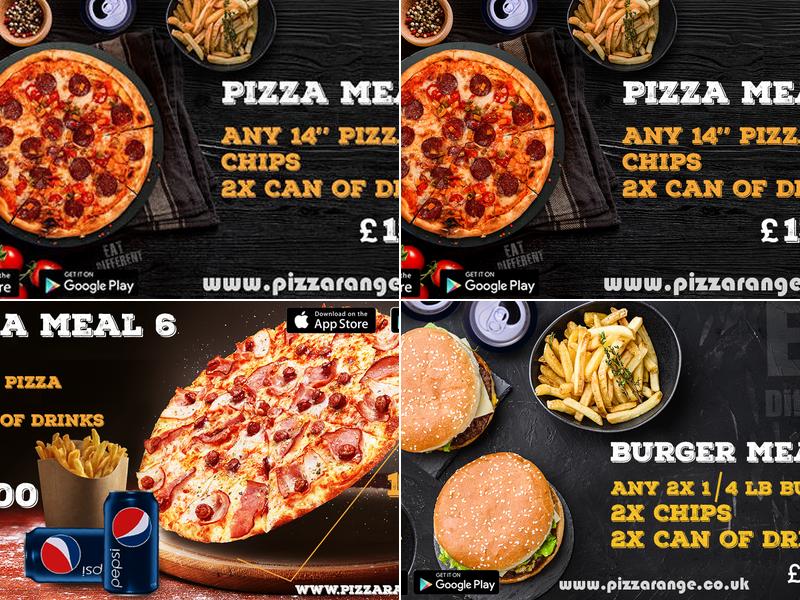 Pizza Range Menu