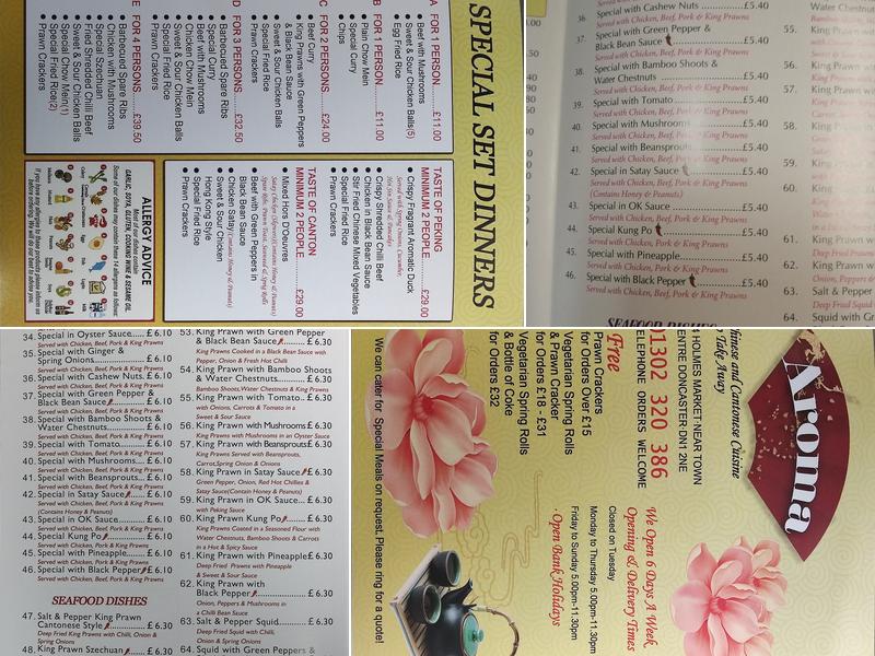 Aroma Menu