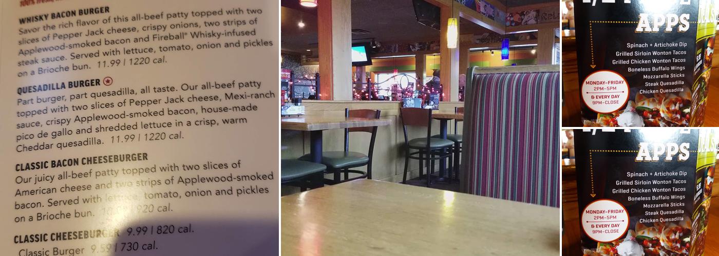 Applebee's Grill + Bar Menu