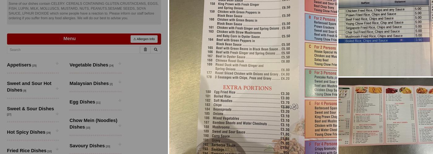 New Curry House Menu