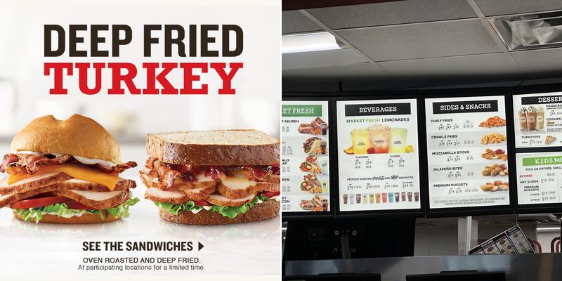 Arby's Menu