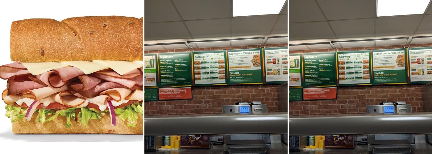 Subway Menu