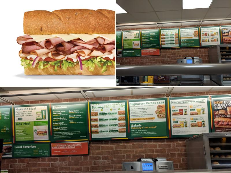 Subway Menu