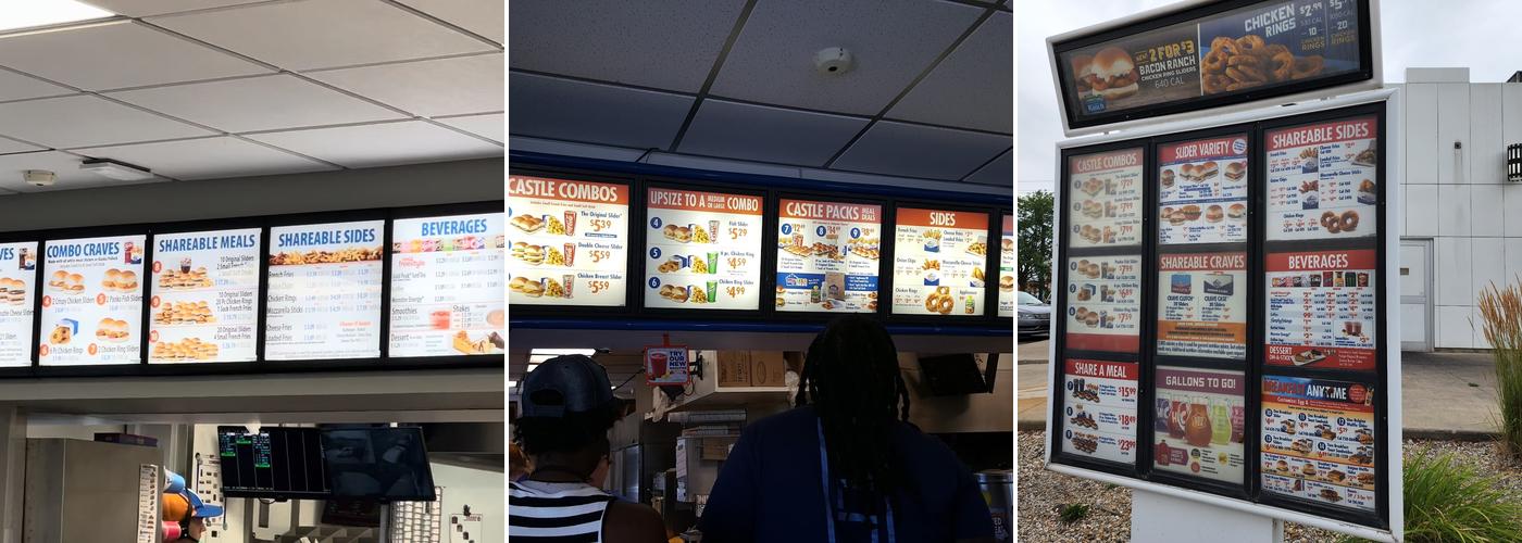White Castle Menu