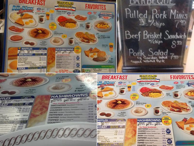Waffle House Menu