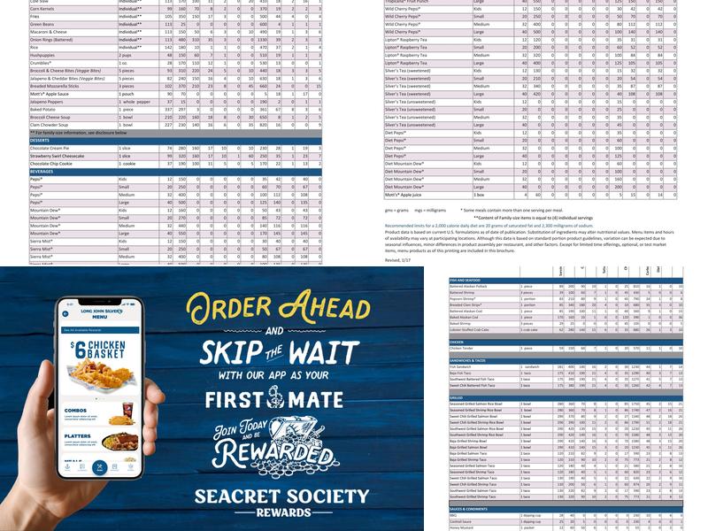 Long John Silver's Menu