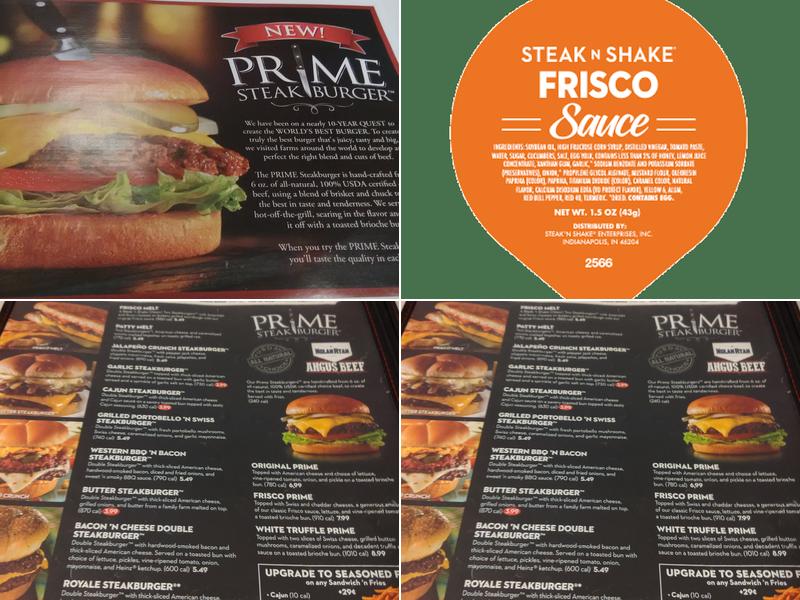 Steak 'n Shake Menu
