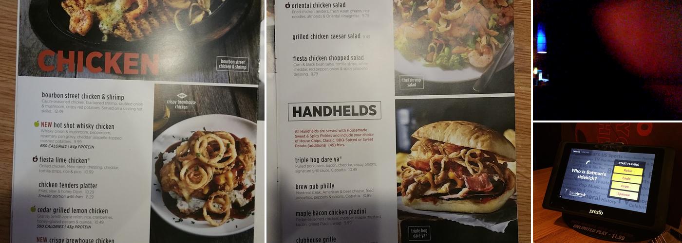 Applebee's Grill + Bar Menu
