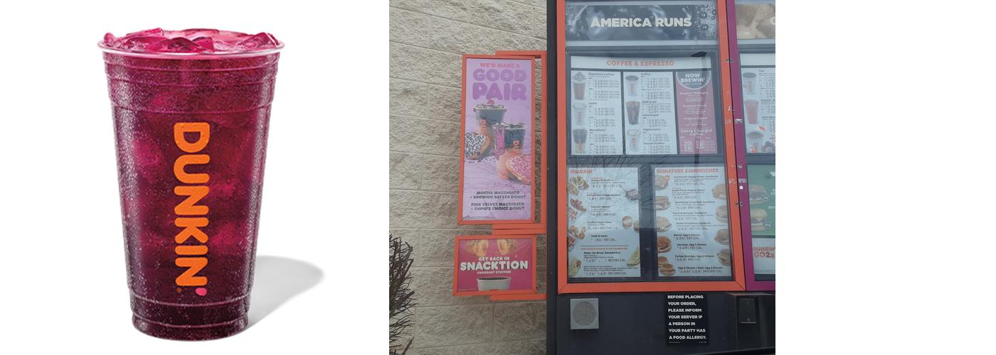Dunkin' Menu
