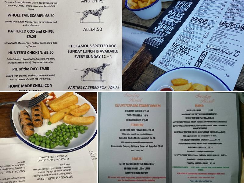 The Spotted Dog Menu