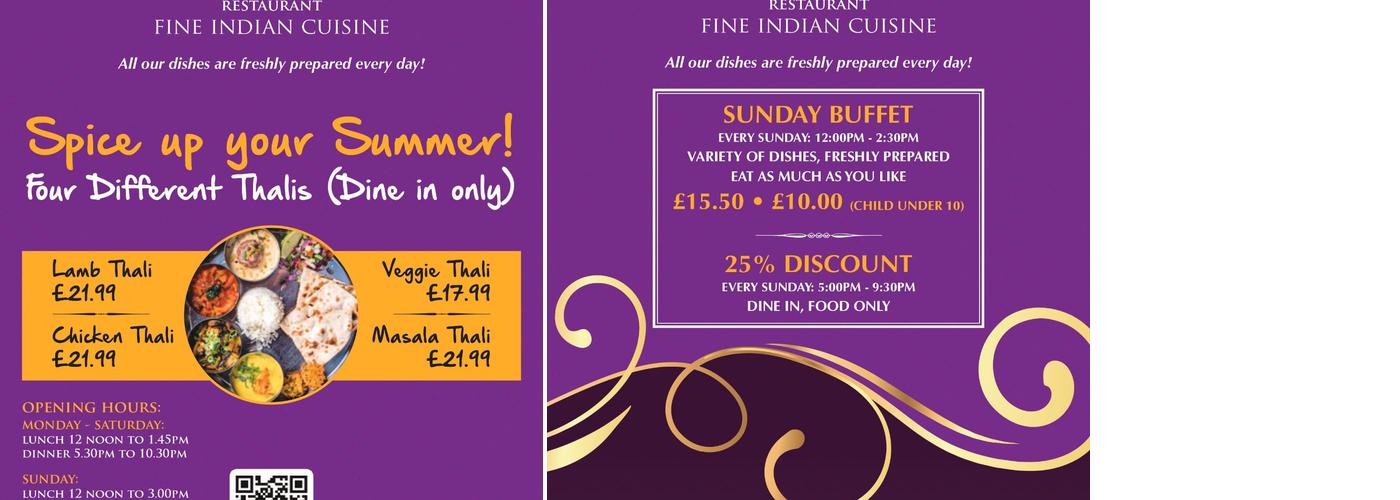 Spice Tavern Restaurant & Takeaway Menu