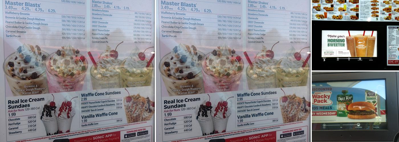 Sonic Drive-In Menu