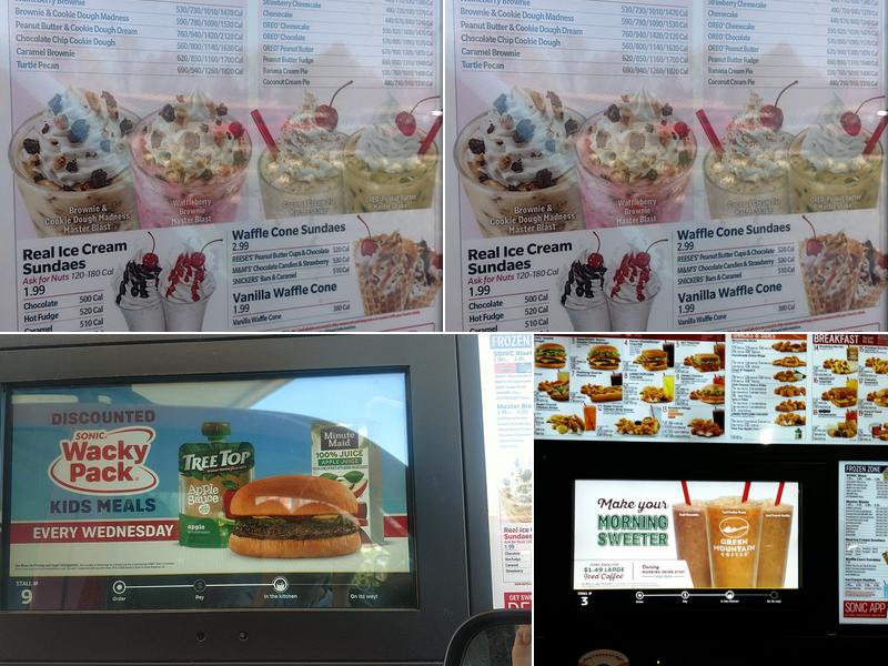 Sonic Drive-In Menu