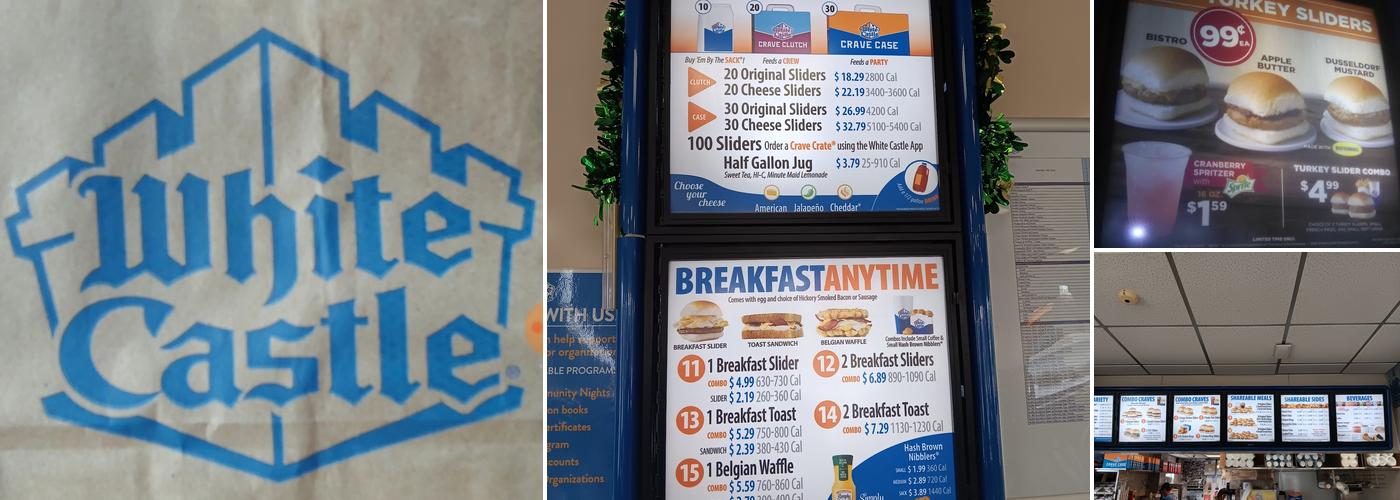 White Castle Menu