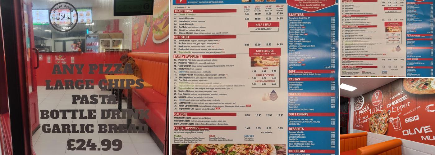 Super Pizza Menu