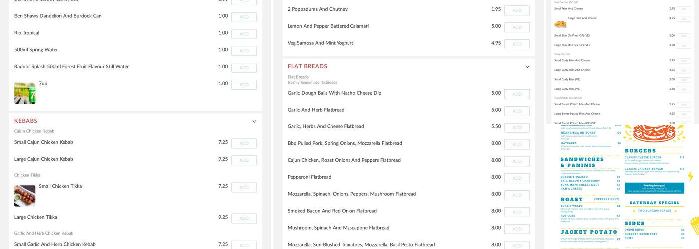 The Aviator Café Deli Menu